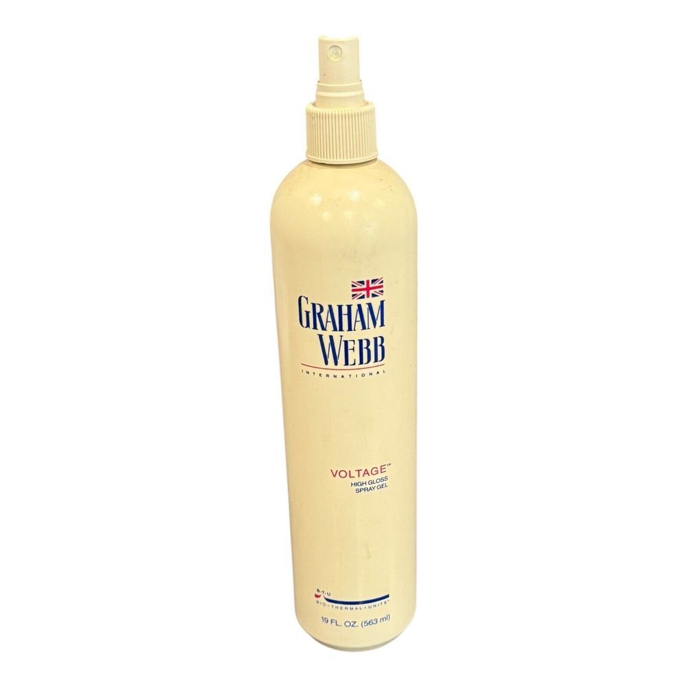 Vintage Graham Webb‎ International Voltage High Gloss Spray Gel 19 fl oz